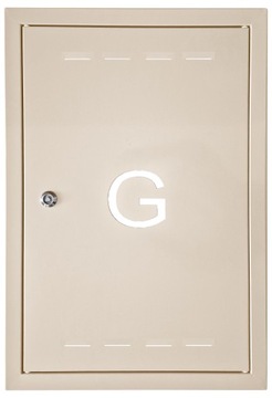 DRZWICZKI GAZOWE BEŻOWE 60x50 OSŁONA NA GAZOMIERZ