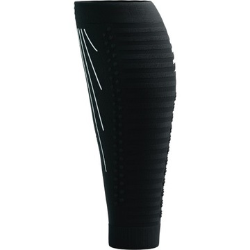 Opaski Kompresyjne na Łydki Lekkie COMPRESSPORT R2 AERO Czarne/Białe T1
