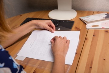 Папка-конверт А4, сложенная для переплета - 10 шт.