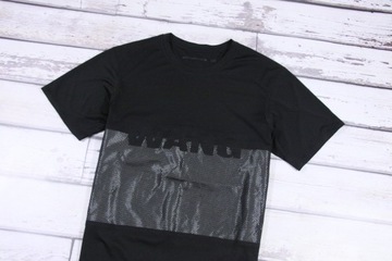 ALEXANDER WANG X H&M DESIGN OVERSIZE BLACK LOGO T-SHIRT MĘSKA KOSZULKA S