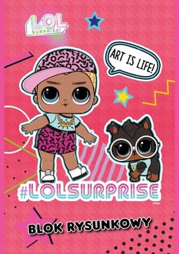 БЛОК ДЛЯ РИСОВАНИЯ А4 БЕЛЫЙ 20 листов LOL MAJEWSKI