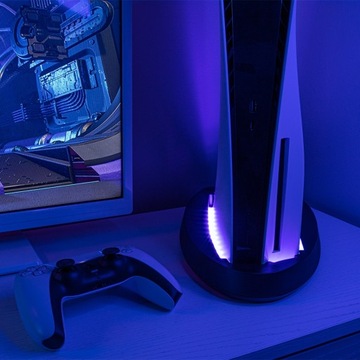 ПОДСТАВКА ДЛЯ PLAYSTATION 5, ДОК-СТАНЦИЯ, ПОДСТАВКА С LED-подсветкой