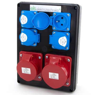 СТРОИТЕЛЬНАЯ РАСПРЕДЕЛИТЕЛЬНАЯ КОРОБКА 32/5 16/5 4x230В