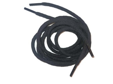 Sznurówki sznurowadła BAWEŁNA 5mm kol.czarny 160cm