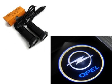 ŚWIATŁA LED POWITALNE LOGO OPEL 2x7W SUPER MOCNE