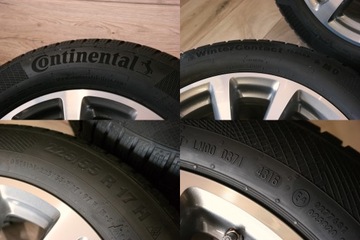 17'' MERCEDES E W213 ORIGINÁLNÍ ČIDLA ZIMNÍ 225/55 CONTINENTAL JAKO NOVÉ