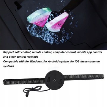 ВЕЕР С 3D ГОЛОГРАММОЙ 224 СВЕТОДИОДНЫХ БУСИНЫ