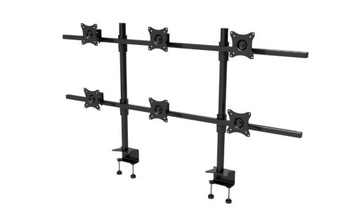 Uchwyt biurkowy do 6 monitorów LED/LCD, EDBAK SV16
