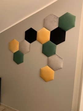 Мягкие стеновые панели HEXAGON Honeycomb