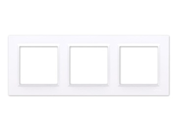 Simon 10 RAMKA POTRÓJNA biała Kontakt Simon10
