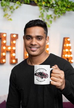 БЕЛАЯ КРУЖКА ИНТЕРЕСНЫЙ ПОДАРОК ​​БАГГИ ТРЕК ГОНКИ