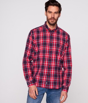 LEE COOPER Koszula męska NEW TENBY KL03 RED L
