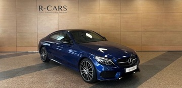 Mercedes Klasa C W205 Coupe 300 245KM 2017 Mercedes-Benz Klasa C 300 AMG Salon Polska R-CARS Warszawa 2.0 Benzyna