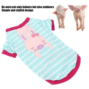 Футболка с принтом «Pet» Хлопковый полосатый принт