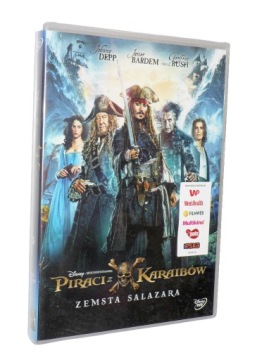 DVD - PIRACI Z KARAIBÓW ZEMSTA SALAZARA - folia