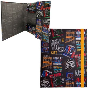 COOLPACK TECZKA Z GUMKĄ PRZESTRZENNA A-4 BIG CITY