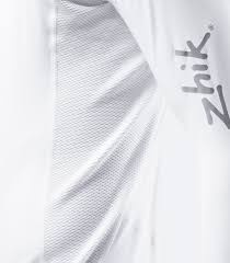 KOSZULKA MĘSKA ZHIK ECO SPANDEX UPF50+ DŁUGI RĘKA BIAŁA L