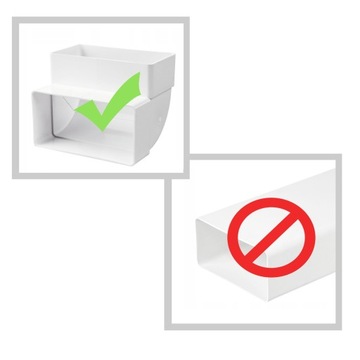 2 х Концовка с клапаном для колена плоского швеллера 110х55 + 2 х органайзер