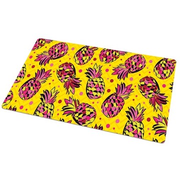 Nadruk mata ochrona blatu ozdobna Różowe ananasy