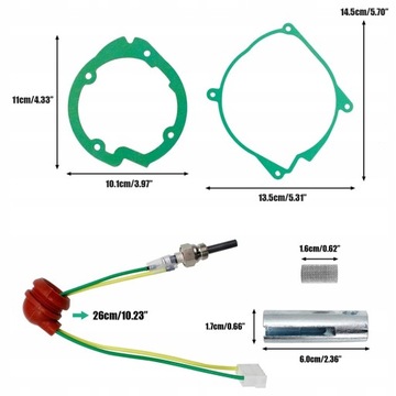 ZESTAW ŚWIECA ŻAROWA ŻARNIK SITKO DO WEBASTO 12V