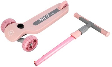 СКЛАДНОЙ ДЕТСКИЙ САМОКАТ СО СВЕТЯЩИМИСЯ СВЕТОДИОДНЫМИ КОЛЕСАМИ