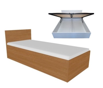 Łóżko VICTORIA LUX 120 rama metal olcha - kolory