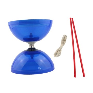 Діаболо Ball Toy Багатофункціональний Легкий у використанні з 2 палицями Діаболо синій