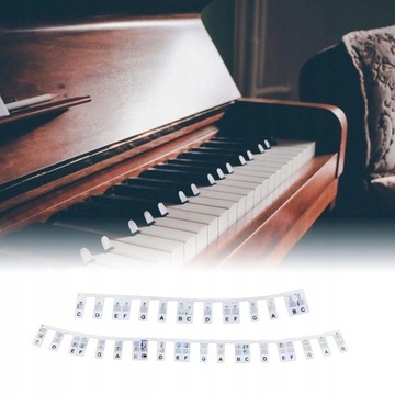 Силиконовые наклейки на клавиатуру фортепиано.