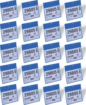 50 x ZAWIESZKI MAGAZYNOWE WISZĄCE NA PALETY KIESZENIE A6 Durable 148x105mm