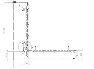 КАРКАС КРОВАТИ В ШКАФЕ, ПОЛУКРОВАТЬ 140X200