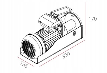 ЛЕБЕДКА ЭЛЕКТРИЧЕСКАЯ ТАНТОВАЯ 250кг 230В