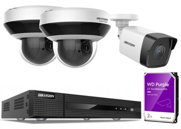 ZESTAW HIKVISION MONITORING DOMU FIRMY 4MPX + HDD