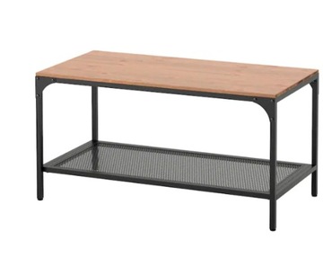 IKEA FJALLBO Stolik kawowy, czarny90x46 cm