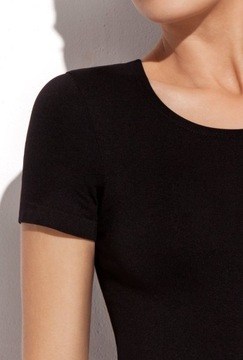 TANK TOP GATTA NA SZEROKICH RAMIĄCZKACH CZARNY S