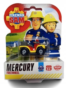 Strażak Sam Jeep Mercury Metalowy