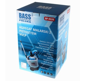 ЭЛЕКТРИЧЕСКИЙ ПИСТОЛЕТ ДЛЯ ПОКРАСКИ BASS + КОМПРЕССОР