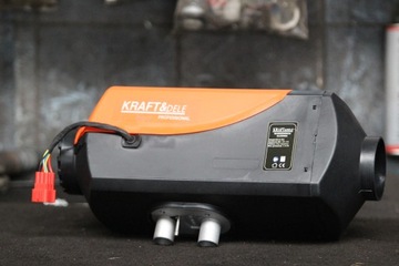 Nagrzewnica Olejowa Kraft&Dele 8kW 12V LCD Pilot Webasto Postojowe + KLUCZE