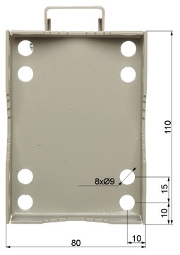 КРОНШТЕЙН ДЛЯ КОРПУСА СТОЙКИ BRP-20W