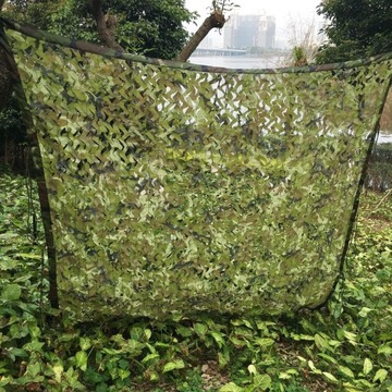 ДВУХСЛОЙНАЯ САДОВАЯ ВОЕННАЯ МАСКИРОВОЧНАЯ СЕТКА 4х5М АРМИЯ США WOODLAND