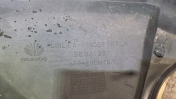 DAEWOO NUBIRA I PODBĚH LEVÝ PŘEDNÍ LEVÉ 96301307