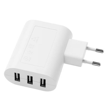 Ładowarka zasilacz Koppla IKEA 3 porty USB biała KOPPLA