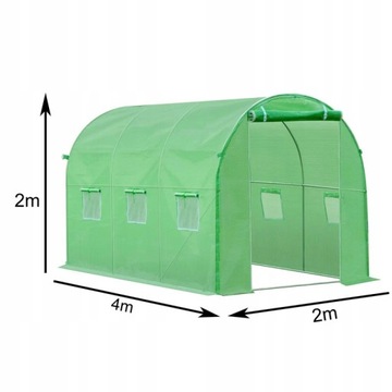 Фольга Теплица ФОЛЬГА ТУННЕЛЬ Сад 8м2 4х2 ЗЕЛЕНАЯ ФОЛЬГА ДЛЯ ОВОЩЕЙ