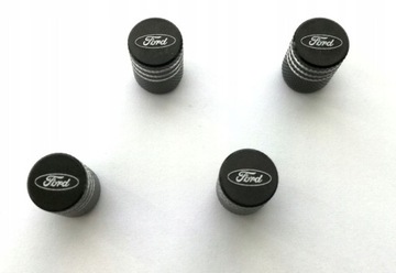 NAKRĘTKI NA WENTYLE FORD czarne 4 szt.