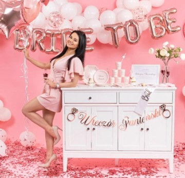 Ladies' Night Out Banner Bride Pink Gold 1.5m