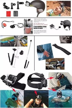 МЕГА НАБОР АКСЕССУАРОВ 50в1 GOPRO HERO 6 7 8 9 10