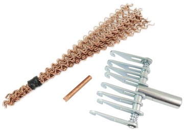 Akcesoria zgrzewarki SPOTTER DRUT FALISTY 25sz SZPON 8h 4mm ELEKTRODA drutu