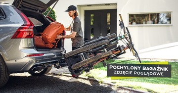 Platforma na 3 rowery na hak AGURI Active Bike SILVER