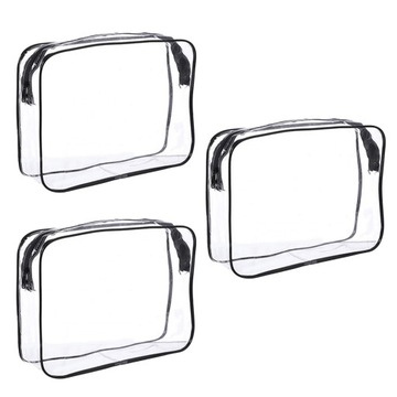 TORBA KOSMETYCZNA PCV PRZEZROCZYSTA TORBA DO MAKIJAŻU TORBA DO PRZECHOWYWANIA MAKIJAŻU WODOODPORNA TORBA DO PRZECHOWYWANIA