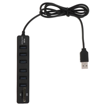 ROZDZIELACZ USB WIELOPORTOWY HUB USB2 0 DANYCH