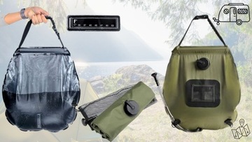 ТУРИСТИЧЕСКИЙ ДУШ С ТЕРМОМЕТРОМ И ТРУБКОЙ, 20Л